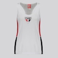 Camiseta Regata do São Paulo Soberano Feminino BRANCO