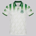 Camiseta Polo Palmeiras Retrô 1996 FutFanatics BRANCO