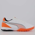 Chuteira Society Puma King Match TT Adulta BRANCO