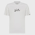 Camiseta Quiksilver Impaired Logo Dna Masculina BRANCO