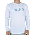 Camiseta Hurley Manga Longa Square WT25 Masculina BRANCO