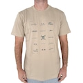 Camiseta Oakley Logomania WT25 Masculina CAQUI