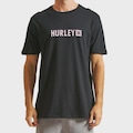 Camiseta Masculina Hurley Silk Square PRETO