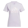 Camiseta Feminina adidas Floral Badge of Sport PRATA