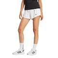Short de moletinho Feminino adidas Essentials Cargo BRANCO/PRETO