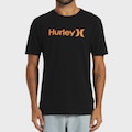 Camiseta Masculina Hurley Plus Size Solid PRETO