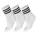 Meia adidas 3S C SPW Mid 38 Ao 40 - Pack Com 03 Pares BRANCO