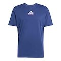 Camiseta Masculina adidas Sportswear Regular Gallery Memories Of Sport AZUL ESCURO