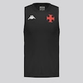Camiseta Regata Do Vasco Kappa Treino Comissão 2025 PRETO