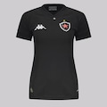Camisa do Botafogo-PB I 25/26 Torcedor Kappa Feminina PRETO