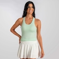Camiseta Regata Feminina Canelada Fit Treino Alma Genius VERDE