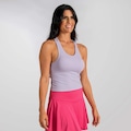 Camiseta Regata Feminina Canelada Fitness Alma Genius LILAS