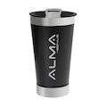 Copo Térmico Inox Com Tampa Abridor 500Ml Alma Genius NAO SE APLICA