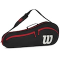Raqueteira Wilson Advantage 25 3PK PRETO