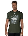 Camiseta Venum Fightland Army Masculina VERDE ESCURO