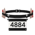 Cinto para Corrida Porta Número - NC Extreme PRETO