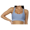 Top Run More Alta Sustentação Feminino AZUL