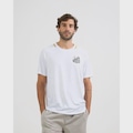 Camiseta do Santos Manto Braziline Masculina BRANCO