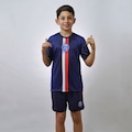 Conjunto PSG Símbolo Mini Craque - Camisa + Shorts Braziline - Infantil AZUL