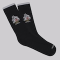 Meia Cano Alto Vasco Casual Caravela Unissex PRETO