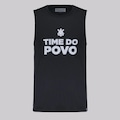 Camiseta Regata Corinthians Time Do Povo Masculina FutFanatics PRETO