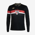 Camisa do São Paulo III 25/26 Torcedor Manga Longa New Balance Masculina PRETO