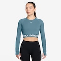 Camiseta Nike Pro 365 Cropped Feminina VERDE