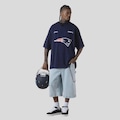 Camiseta Approve NFL II Patriots Huge Masculina AZUL ESCURO