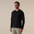 Camiseta Manga Longa Fila Essential Everyday Masculina PRETO