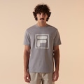 Camiseta Fila Comfort F-Box Union Classics Masculina CINZA