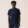 Camiseta Fila Regular Letter Premium IV Masculina AZUL ESCURO