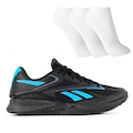 Tênis Masculino Reebok Speed 22 TR + 3 Pares de Meias PRETO/AZUL