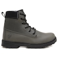 Bota ThaBel Easy Bel Work com Zíper Chumbo CINZA