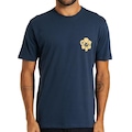 Camiseta Hurley Hibiskull SM26 Masculina AZUL ESCURO