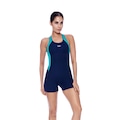 Macaquinho de natação e hidroginástica Cross Speedo Adulto AZUL ESCURO