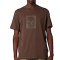 Camiseta MCD Caveira Vazada SM26 Masculina MARROM