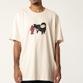 Camiseta Lost Censored Oversized SM26 Masculina CAQUI