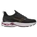Tênis Feminino Mizuno Wave Mirai 7 PRETO/VINHO