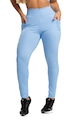 Calça Legging Mvb Modas Bolsos Cintura Alta Feminina AZUL