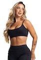 Top Fitness Mvb Modas Cropped Alcinha Costas Abertas Feminino PRETO