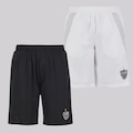 Bermuda Do Atlético Mineiro Masculina FutFanatics PRETO