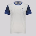 Camiseta Do Cruzeiro Brilhar Masculina FutFanatics BRANCO