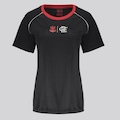Camiseta Do Flamengo Disparar FutFanatics Feminina PRETO