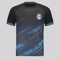 Camiseta Do Grêmio Grain Masculina FutFanatics PRETO