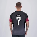 Camiseta Do São Paulo Lucas 7 Gallery Masculina FutFanatics PRETO