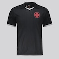 Camiseta Do Vasco Grito Masculina FutFanatics PRETO