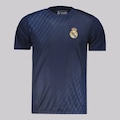 Camiseta Real Madrid Dry Fit Masculina FutFanatics AZUL