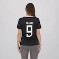 Camiseta São Paulo Calleri 9 Change Feminina FutFanatics PRETO