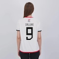 Camiseta São Paulo Calleri 9 Radix Feminina FutFanatics BRANCO