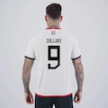 Camiseta São Paulo Calleri 9 Radix Masculina FutFanatics BRANCO